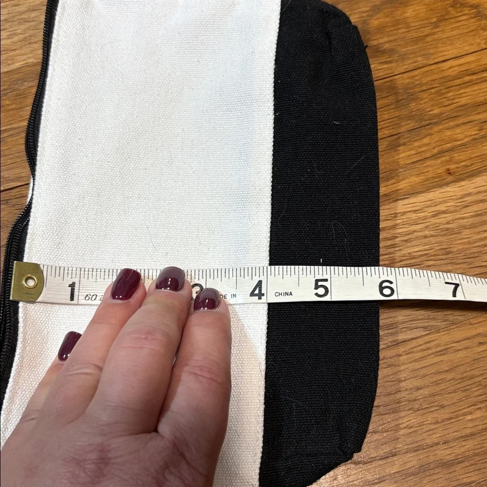 Origins linen cosmetic bag plus bonus bag